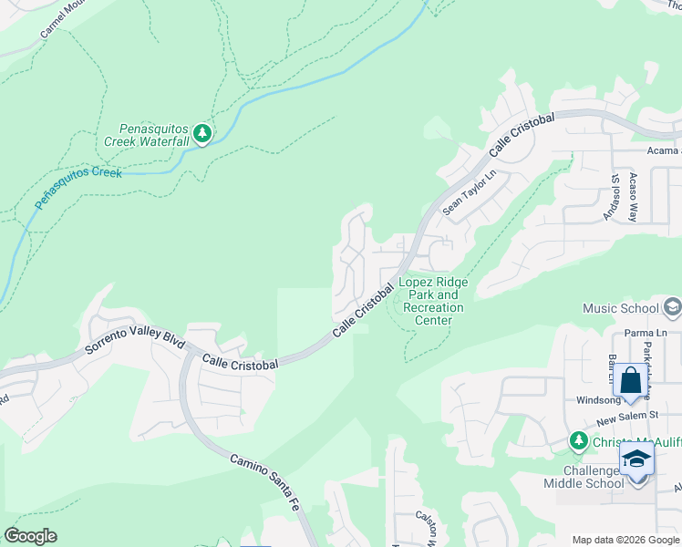 map of restaurants, bars, coffee shops, grocery stores, and more near 11186 Caminito Rodar in San Diego
