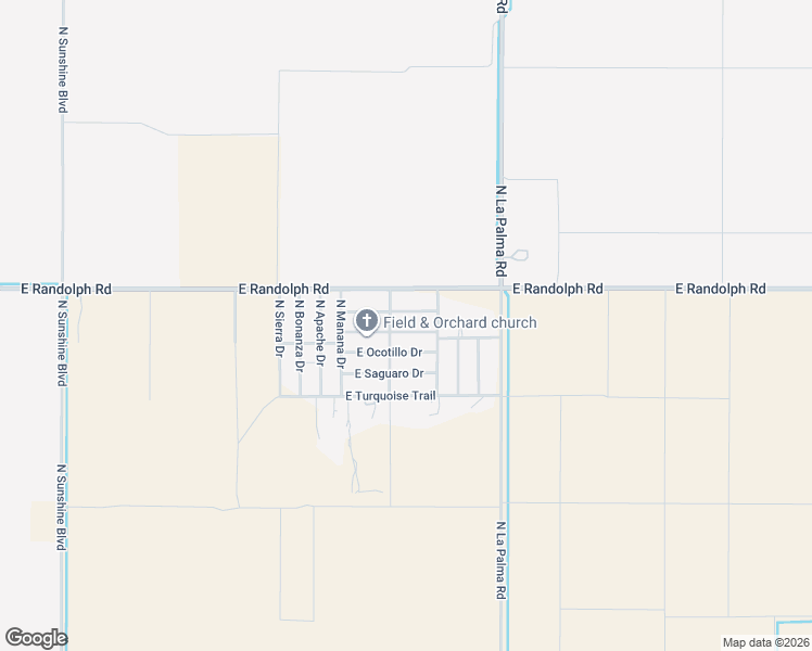 map of restaurants, bars, coffee shops, grocery stores, and more near 2943 East Bonita Drive in Casa Grande