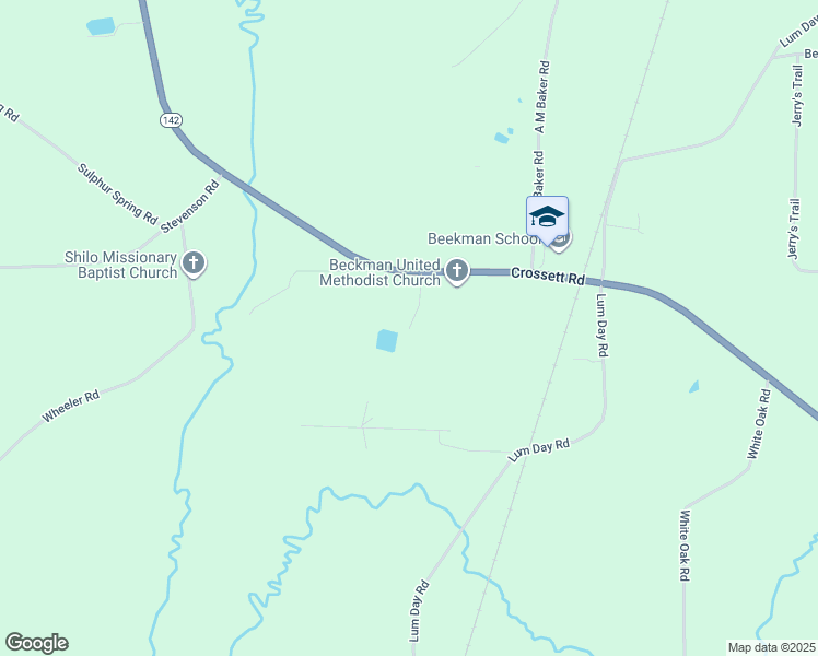 map of restaurants, bars, coffee shops, grocery stores, and more near 15104 Beekman Cemetery Road in Bastrop