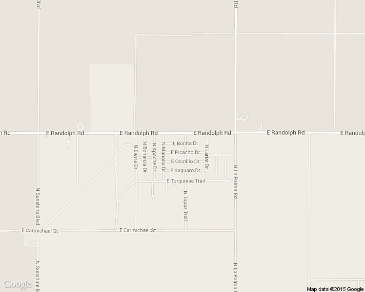 map of restaurants, bars, coffee shops, grocery stores, and more near 2803 East Bonita Drive in Casa Grande