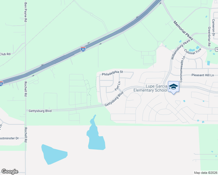 map of restaurants, bars, coffee shops, grocery stores, and more near Industrial Drive in Rockwall