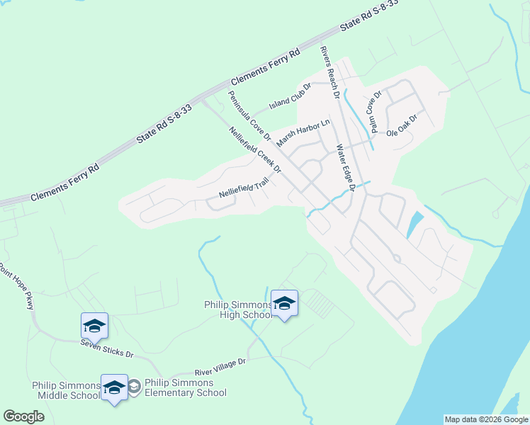 map of restaurants, bars, coffee shops, grocery stores, and more near 207-209 Rice Mill Place in Charleston