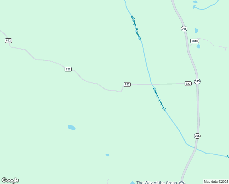 map of restaurants, bars, coffee shops, grocery stores, and more near County Road 822 in Noxapater