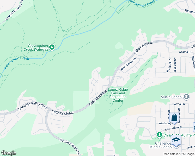 map of restaurants, bars, coffee shops, grocery stores, and more near 11266 Caminito Rodar in San Diego