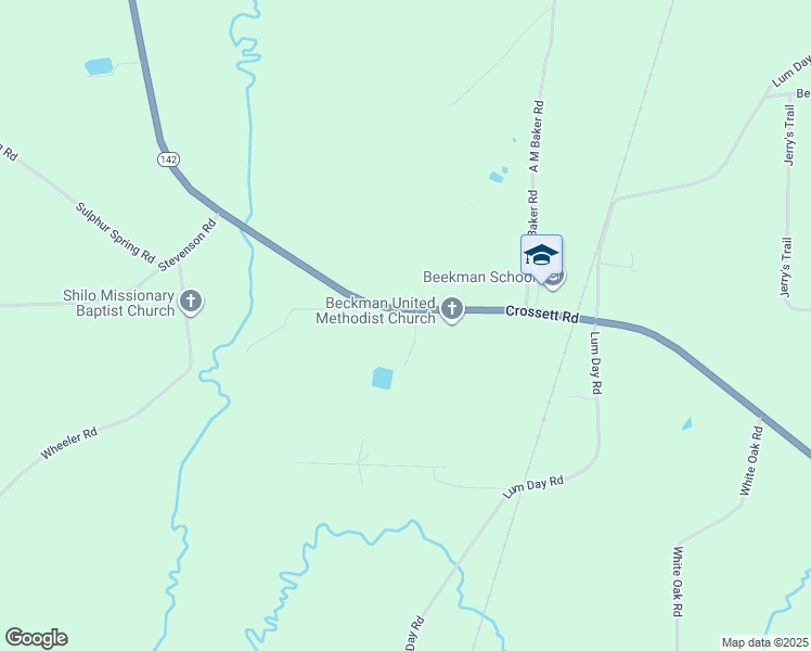 map of restaurants, bars, coffee shops, grocery stores, and more near 15104-15150 Beekman Cemetery Road in Bastrop