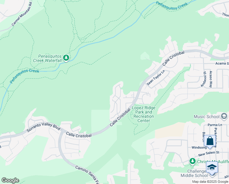 map of restaurants, bars, coffee shops, grocery stores, and more near 11251 Caminito Aclara in San Diego