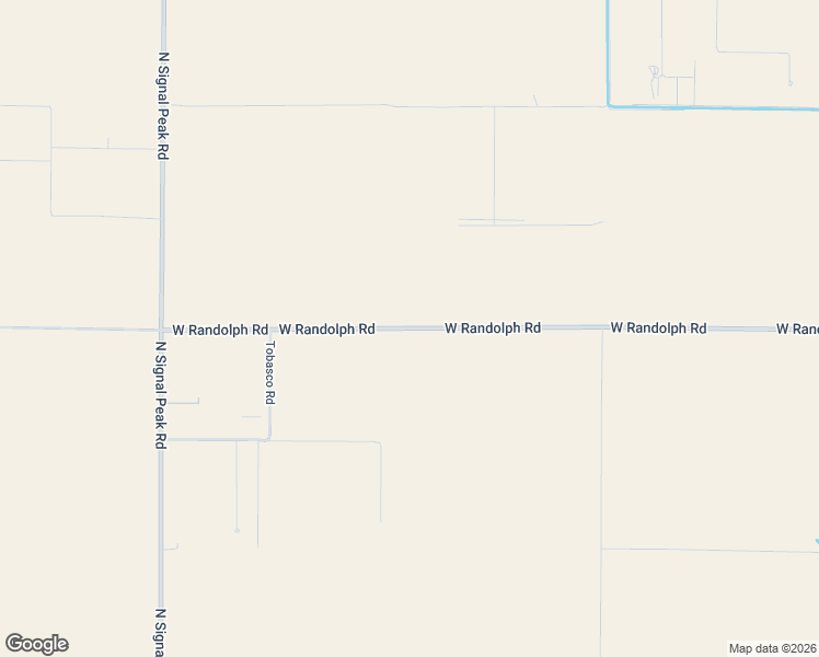 map of restaurants, bars, coffee shops, grocery stores, and more near 3923 West Randolph Road in Casa Grande