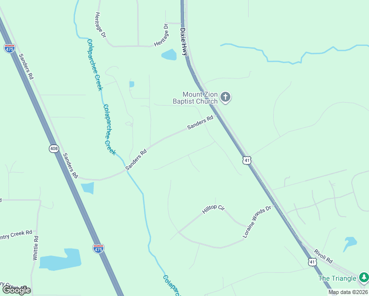 map of restaurants, bars, coffee shops, grocery stores, and more near 416 Loraine Woods Drive in Macon