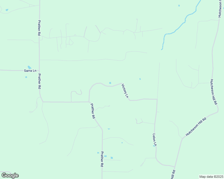 map of restaurants, bars, coffee shops, grocery stores, and more near 422 Victory Lane in Springtown