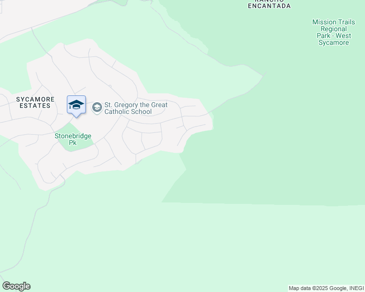 map of restaurants, bars, coffee shops, grocery stores, and more near 15723 Bacara Court in San Diego