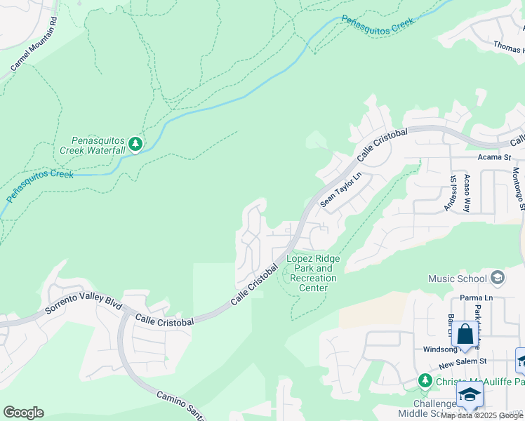 map of restaurants, bars, coffee shops, grocery stores, and more near 11319 Caminito Rodar in San Diego