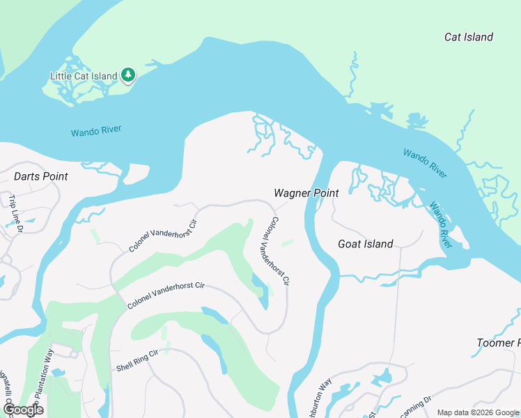 map of restaurants, bars, coffee shops, grocery stores, and more near 3930 Colonel Vanderhorst Circle in Mount Pleasant