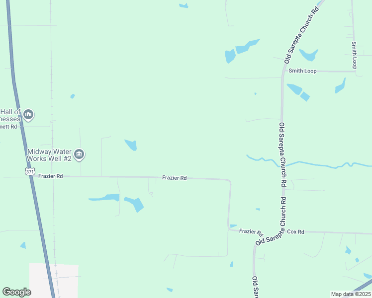 map of restaurants, bars, coffee shops, grocery stores, and more near 508 Frazier Road in Sarepta