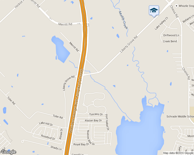 map of restaurants, bars, coffee shops, grocery stores, and more near 7402 Liberty Grove Road in Rowlett