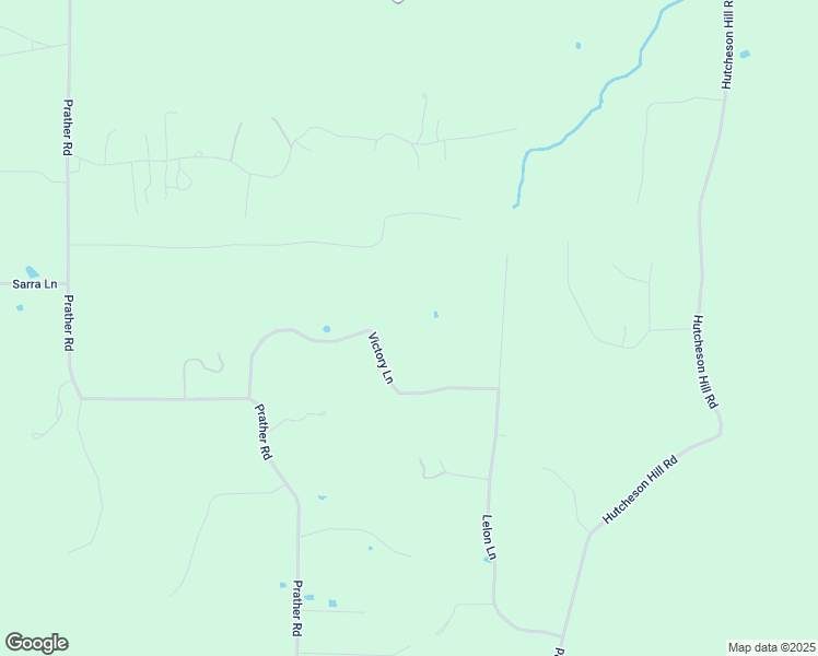 map of restaurants, bars, coffee shops, grocery stores, and more near 409 Victory Lane in Springtown