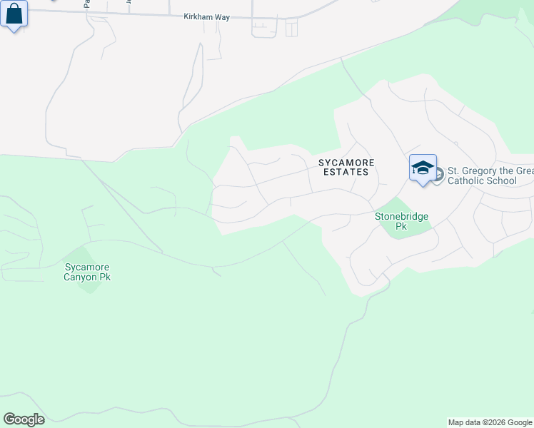 map of restaurants, bars, coffee shops, grocery stores, and more near 14481 Old Creek Road in San Diego
