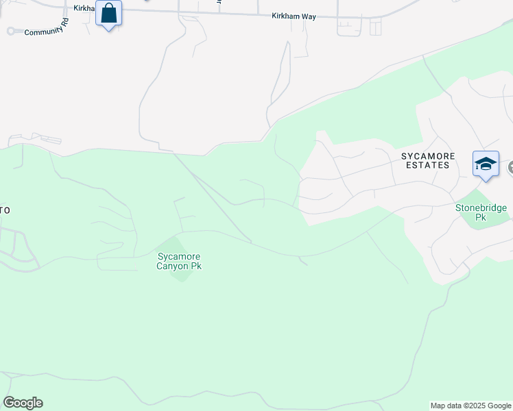 map of restaurants, bars, coffee shops, grocery stores, and more near 14220 Green Valley Court in San Diego