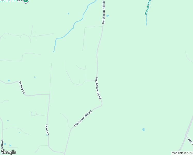 map of restaurants, bars, coffee shops, grocery stores, and more near Hutcheson Hill Road in Springtown