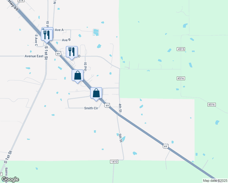 map of restaurants, bars, coffee shops, grocery stores, and more near 311 4th Street in Point