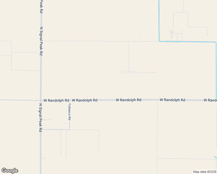 map of restaurants, bars, coffee shops, grocery stores, and more near 3923 West Randolph Road in Casa Grande
