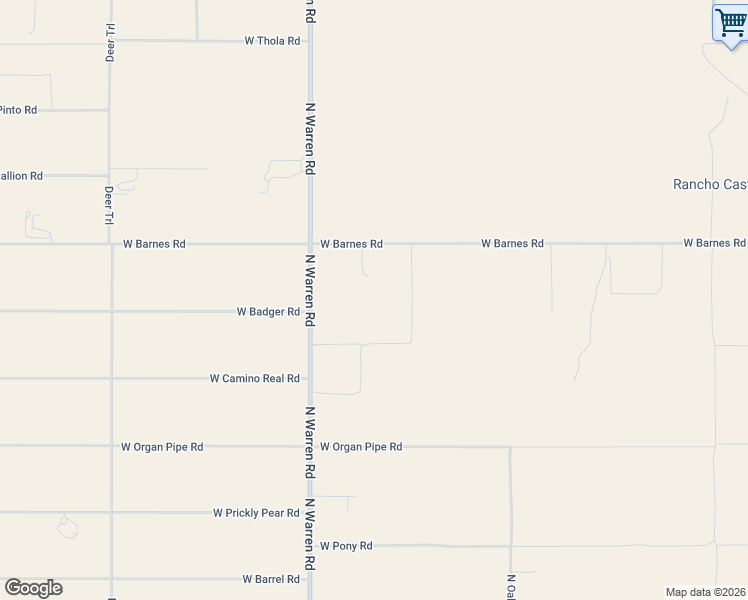 map of restaurants, bars, coffee shops, grocery stores, and more near 52530 West Roan Road in Maricopa