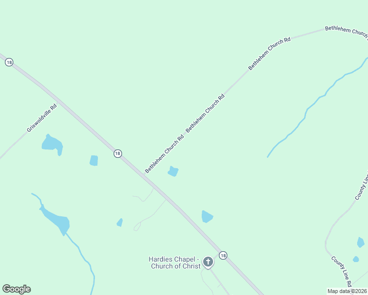 map of restaurants, bars, coffee shops, grocery stores, and more near 140 Bethlehem Church Road in Gordon