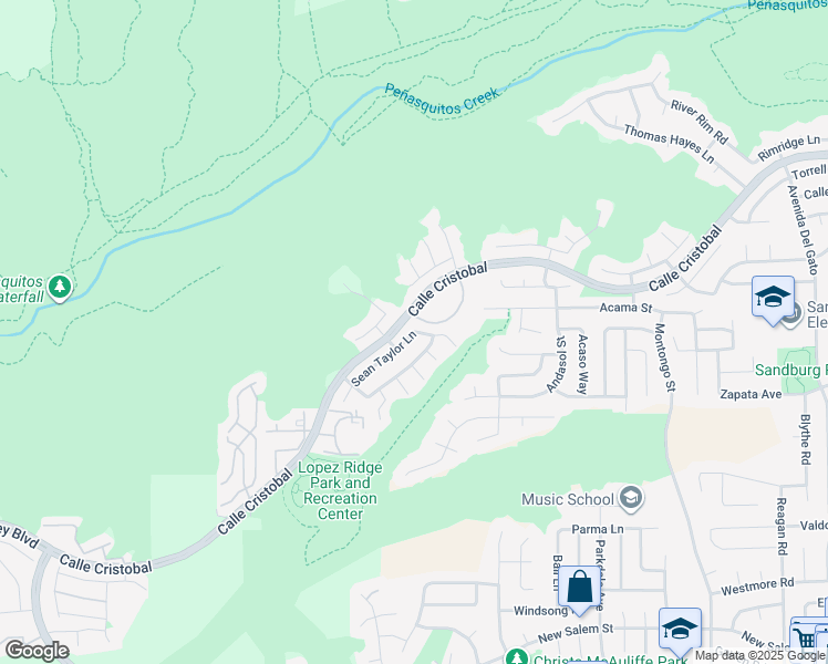 map of restaurants, bars, coffee shops, grocery stores, and more near in San Diego