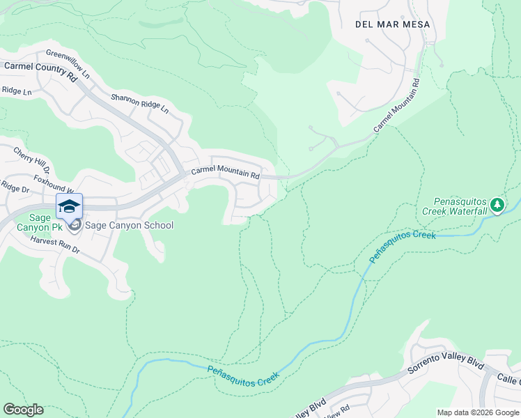 map of restaurants, bars, coffee shops, grocery stores, and more near 5825 Gablewood Way in San Diego