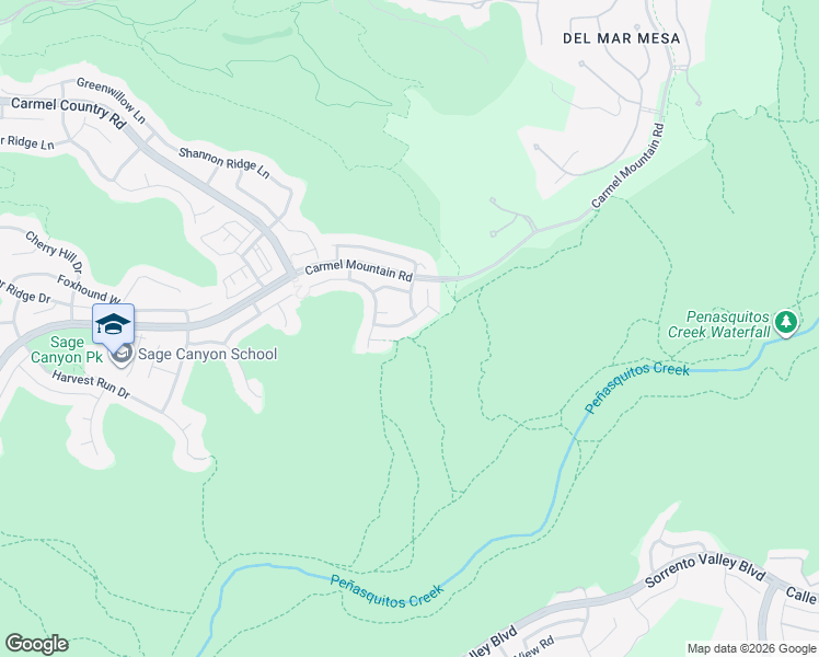 map of restaurants, bars, coffee shops, grocery stores, and more near 5825 Gablewood Way in San Diego
