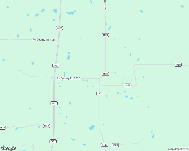 map of restaurants, bars, coffee shops, grocery stores, and more near County Road 1515 in Point