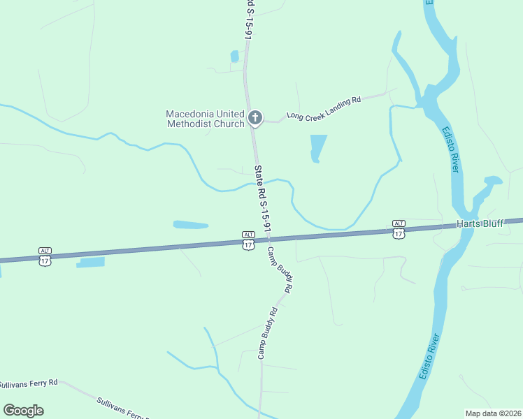 map of restaurants, bars, coffee shops, grocery stores, and more near 111 State Road S-15-91 in Ridgeville