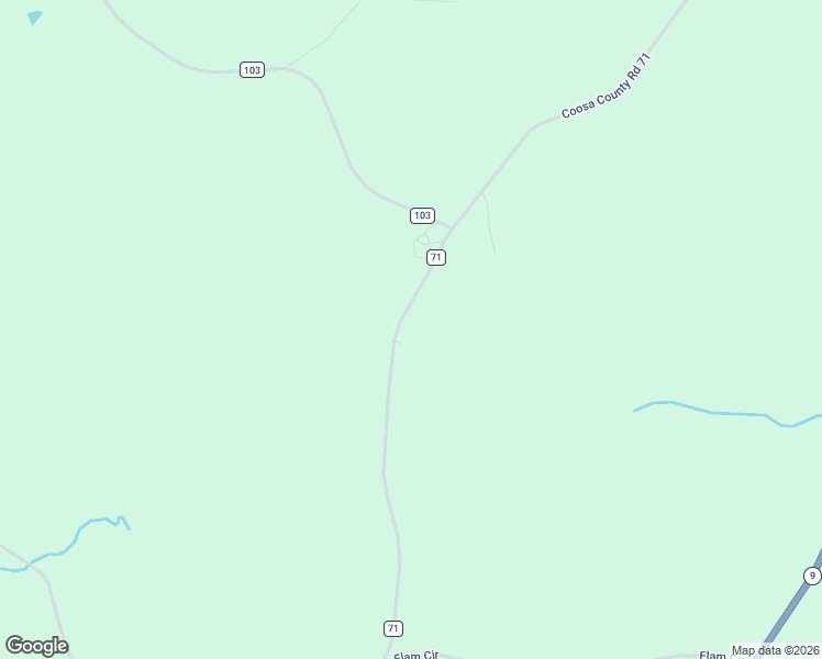 map of restaurants, bars, coffee shops, grocery stores, and more near 2753 Coosa County Road 71 in Kellyton