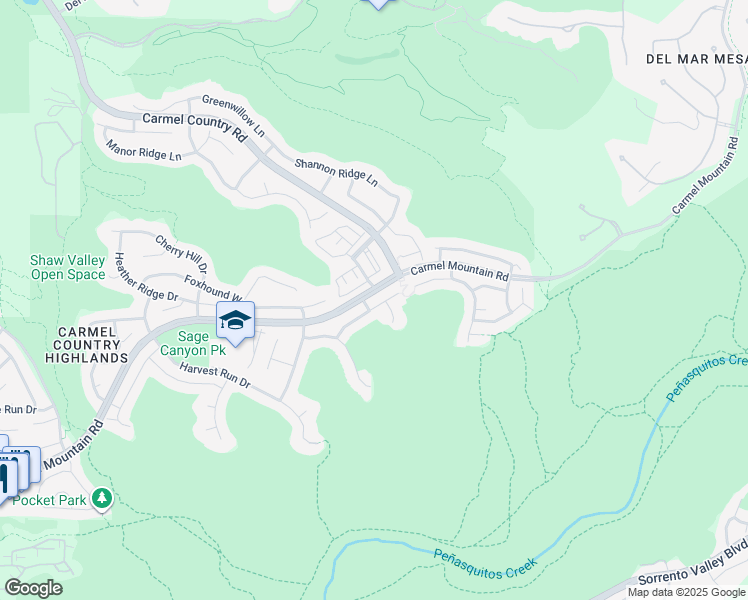 map of restaurants, bars, coffee shops, grocery stores, and more near 5560 Havenridge Way in San Diego