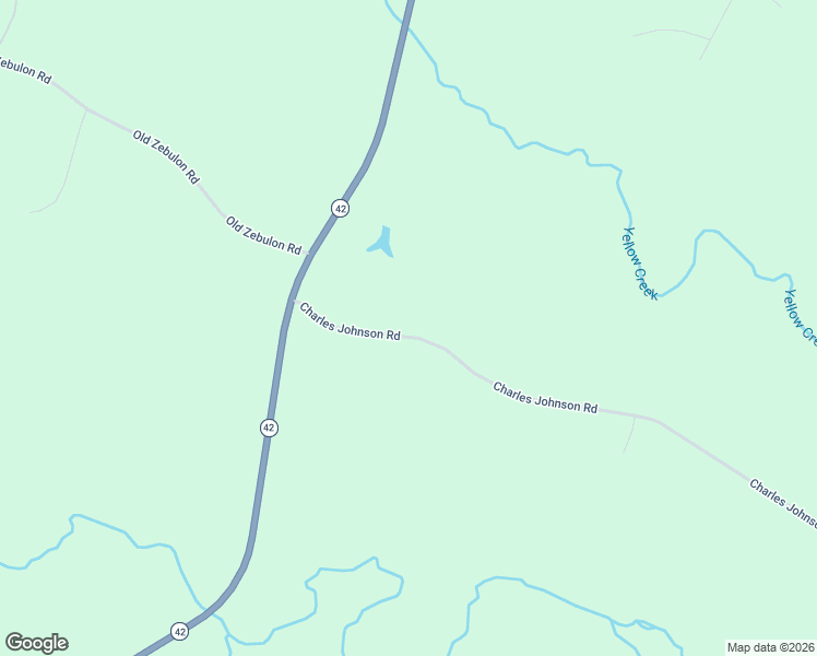 map of restaurants, bars, coffee shops, grocery stores, and more near 158 Charles Johnson Road in Forsyth