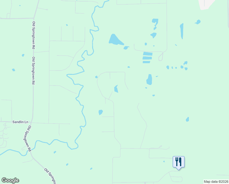 map of restaurants, bars, coffee shops, grocery stores, and more near 704 Slabs Way in Springtown