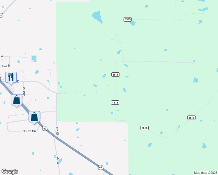 map of restaurants, bars, coffee shops, grocery stores, and more near Ave D in Point