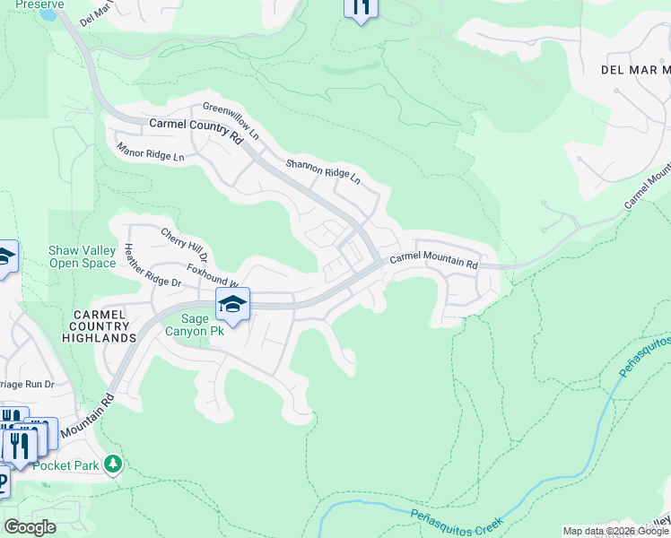 map of restaurants, bars, coffee shops, grocery stores, and more near in San Diego