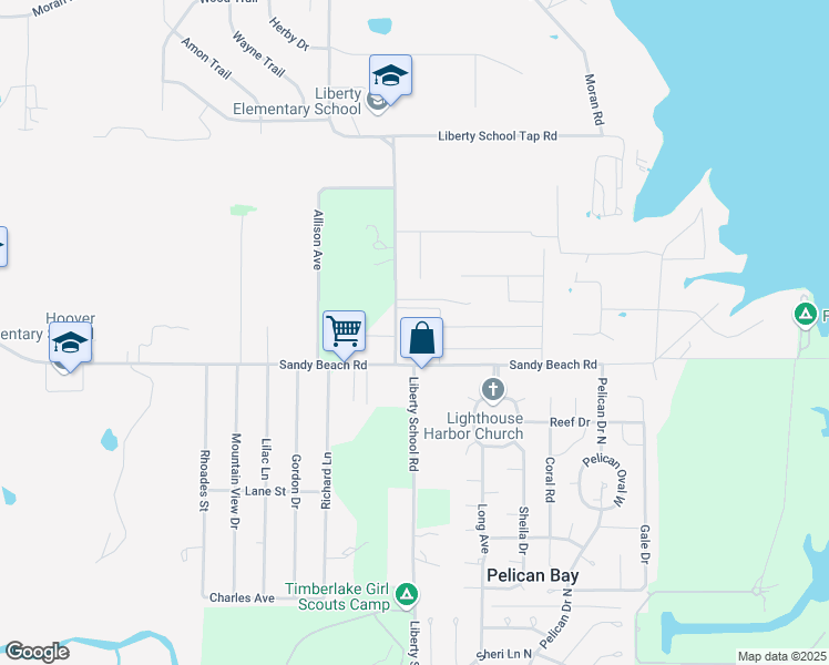 map of restaurants, bars, coffee shops, grocery stores, and more near 11116 Liberty School Road in Azle