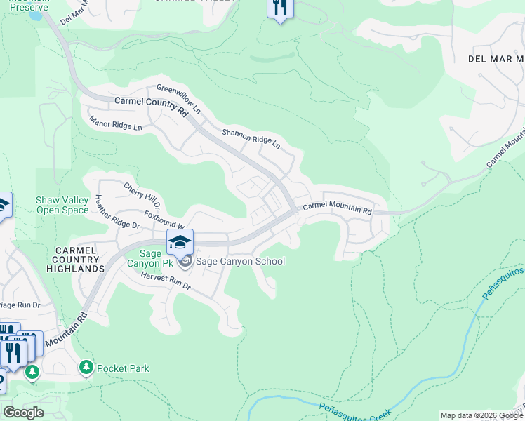 map of restaurants, bars, coffee shops, grocery stores, and more near in San Diego