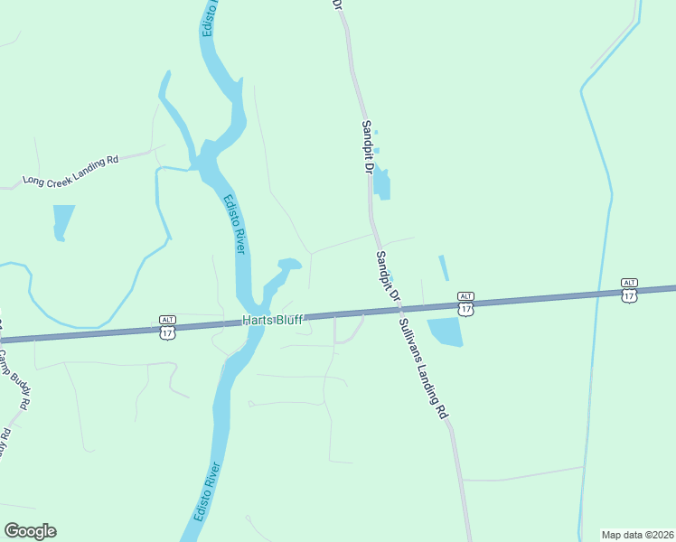 map of restaurants, bars, coffee shops, grocery stores, and more near 165 Sullivans Landing Road in Ridgeville