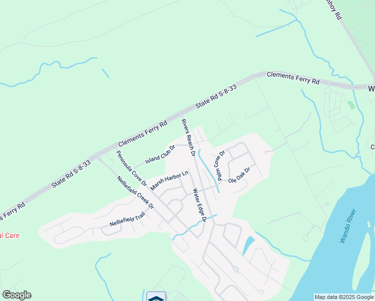 map of restaurants, bars, coffee shops, grocery stores, and more near 1257 Island Club Drive in Charleston
