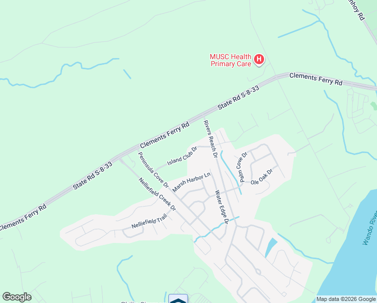 map of restaurants, bars, coffee shops, grocery stores, and more near 1220 Island Club Drive in Charleston