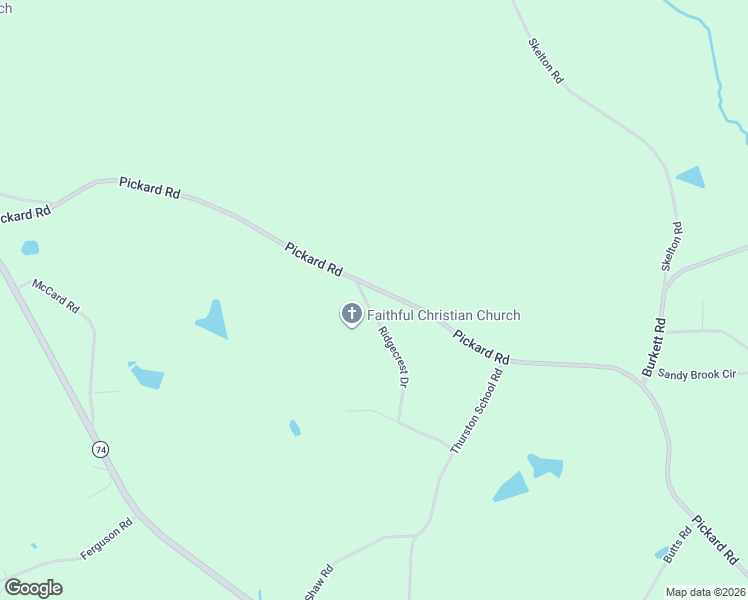 map of restaurants, bars, coffee shops, grocery stores, and more near 1809 Pickard Road in Thomaston