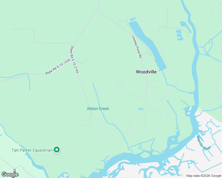 map of restaurants, bars, coffee shops, grocery stores, and more near 1437 Tannanger Trail in Awendaw