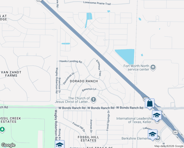 map of restaurants, bars, coffee shops, grocery stores, and more near 500 Ryebury Court in Haslet