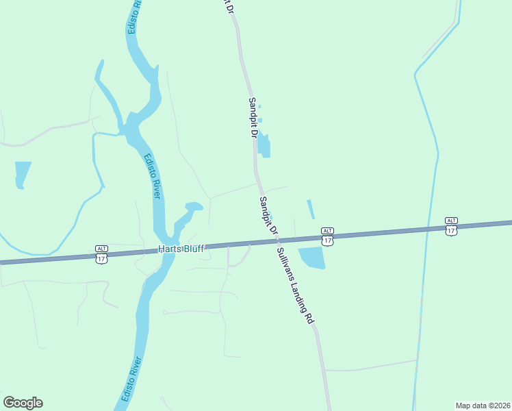 map of restaurants, bars, coffee shops, grocery stores, and more near 141 Sandpit Drive in Ridgeville