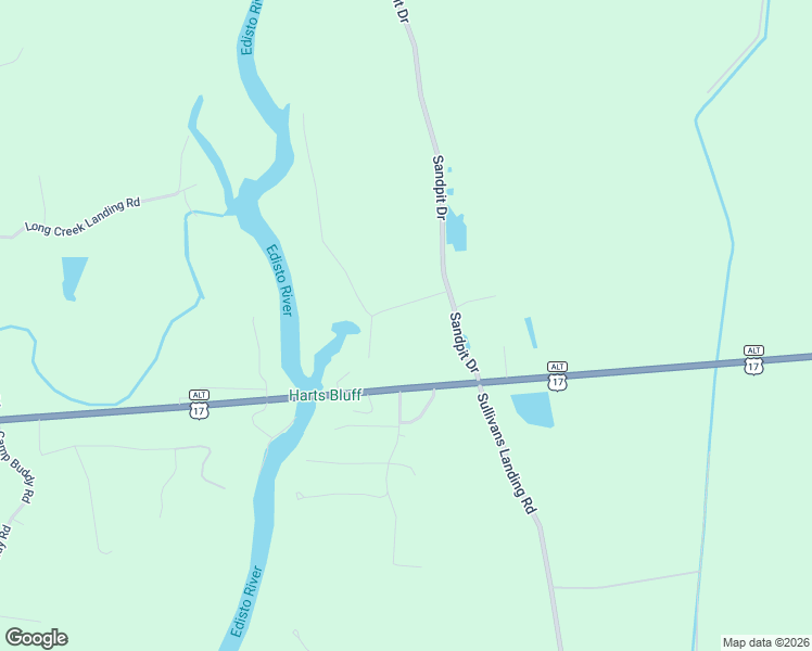 map of restaurants, bars, coffee shops, grocery stores, and more near 165 Sullivans Landing Road in Ridgeville
