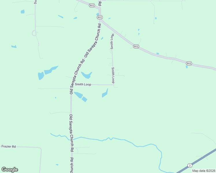 map of restaurants, bars, coffee shops, grocery stores, and more near 275 Smith Loop in Sarepta