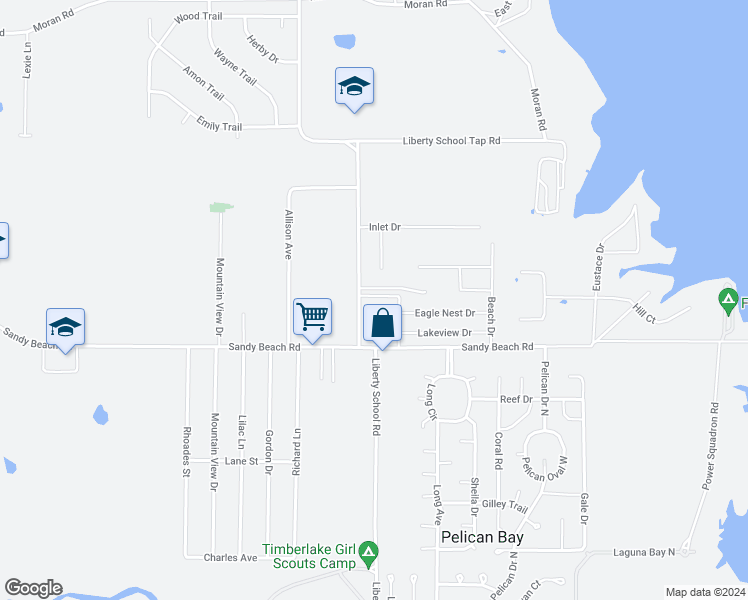 map of restaurants, bars, coffee shops, grocery stores, and more near 1324 White Sand Drive in Azle