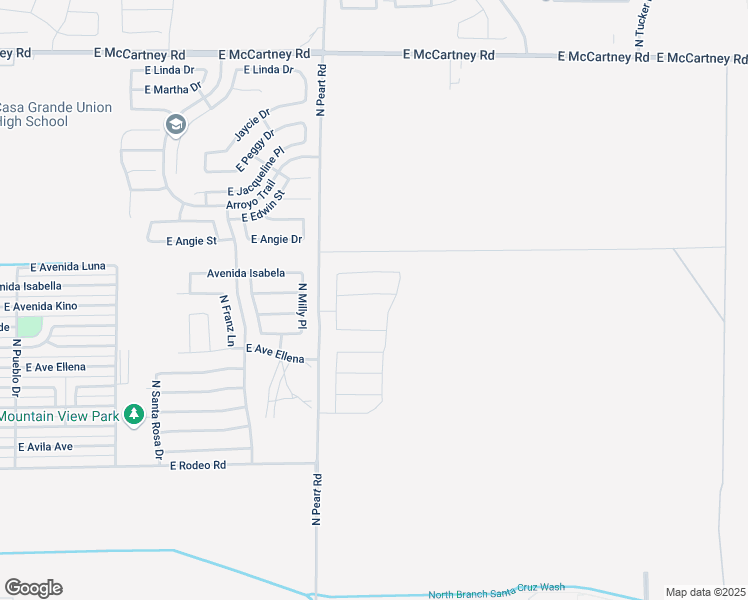 map of restaurants, bars, coffee shops, grocery stores, and more near 1553 Demain Drive in Casa Grande